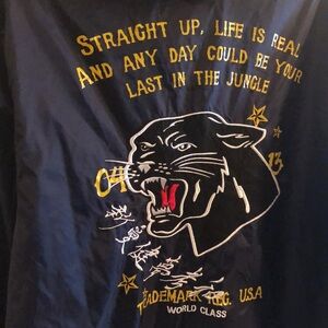 reason clothing anorak windstopper jacket Size Large embroidery streetwear